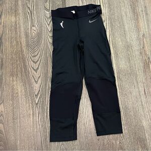 Nike Pro Dri-Fit WNBA Womens Official Issued Compression Tights Black Size Small